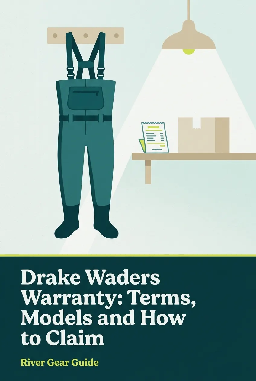 Pinterest pin: wader warranty with receipt and shipping box
