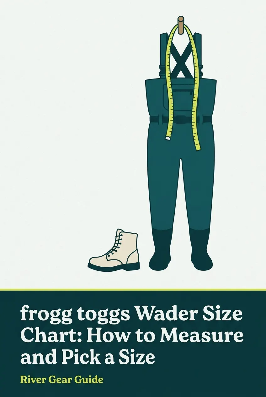 Pinterest pin: measuring for a wader size