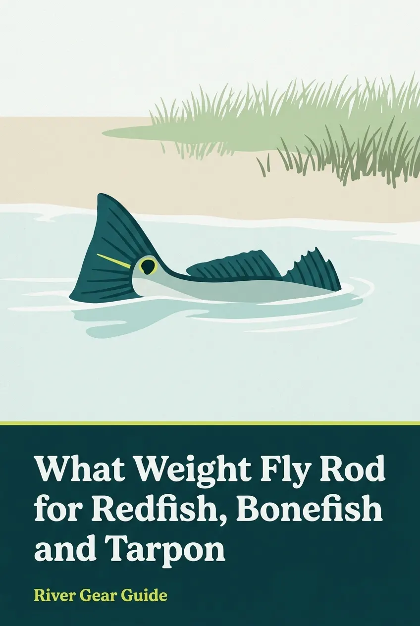 Pinterest pin: fly rod weight for redfish, bonefish and tarpon